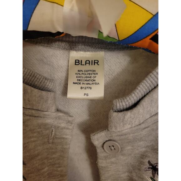 Blaire Long Sleeve Embroidered Wild Grass Cardigan Sweater Womens Petite Small - Picture 9 of 9